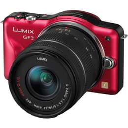 Panasonic Lumix DMC-GF3 Hybridný 12 - Červená/Čierna