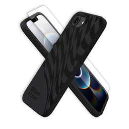 Back Market Obal iPhone 16e a ochranný displej - Recyklovaný plast - Čierna