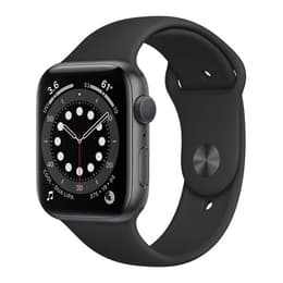 Apple Watch Series 6 () GPS + mobilná sieť 44 mm - Hliníková Vesmírna šedá - Sport band Čierna