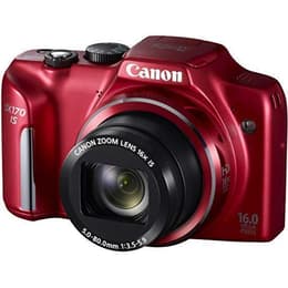 Canon PowerShot SX170 IS Kompakt 16 - Červená