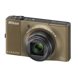 Nikon Coolpix S8000 Kompakt 14 - Bronzová