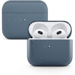 Ochranné puzdro AirPods 3 - Prírodný materiál - Modrá
