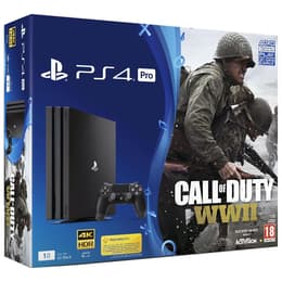 PlayStation 4 Pro 1000GB - Čierna + Call of Duty: WWII