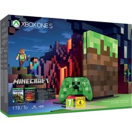 Xbox One S 1000GB - Hnedá - Limitovaná edícia Minecraft + Minecraft
