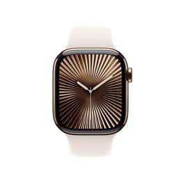 Apple Watch Series 10 (2024) GPS + mobilná sieť 42 mm - Titánová Zlatá