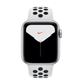 Apple Watch (Series 5) 2019 GPS + mobilná sieť 40mm - Hliníková Strieborná - Sport Nike Platinová/Čierna