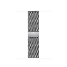 Apple Watch Series 8 (2022) GPS + mobilná sieť 41 mm - Nerezová Strieborná - Milanese loop Sivá