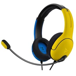 Slúchadlá Pdp LVL40 gaming drôtové Mikrofón - Modrá/Žltá