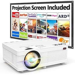 Videoprojektor Qkk AK-81 6400 lumen Biela