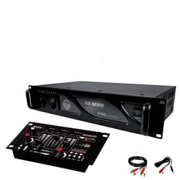 Zosilňovač Ibiza Sound Amplificateur sono 2 x 500W MY DEEJAY AX-1000 MyDj + Table de mixage DJ21 4 voies 7 entrées + USB