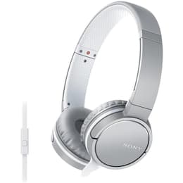 Slúchadlá Sony MDR-ZX660AP Potláčanie hluku drôtové Mikrofón - Strieborná/Biela