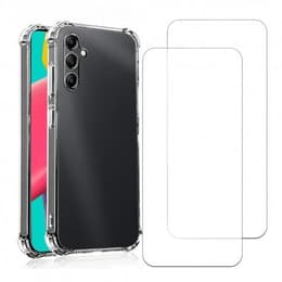 Obal Galaxy A14 a 2 ochranna obrazovky - TPU - Priehľadná