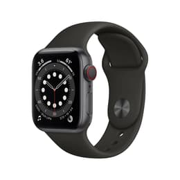 Apple Watch (Series 6) 2020 GPS + mobilná sieť 40mm - Hliníková Vesmírna šedá - Sport loop Čierna