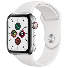 Apple Watch (Series 5) 2019 GPS + mobilná sieť 40mm - Nerezová Strieborná - Sport band Biela