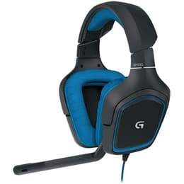 Slúchadlá Logitech G430 gaming drôtové Mikrofón - Modrá/Čierna