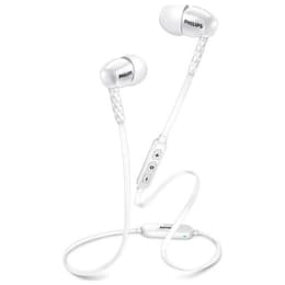 Slúchadlá Do uší Philips SHB5850 Potláčanie hluku Bluetooth - Biela
