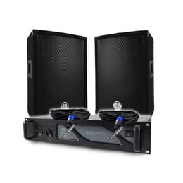 PA Reproduktor Pack Sono DJ BM SONIC Amplificateur BMS1000 1000W, Paire d'Enceintes Passives BMS08 2x300W, Câbles, Sonorisation PRO