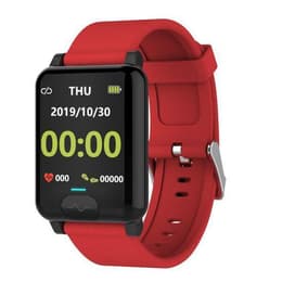 Smart hodinky Ecg E04S á Nie - Červená