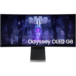Monitor 34 Samsung Odyssey G8 S32DG800SU 3440 x 1440 OLED Sivá