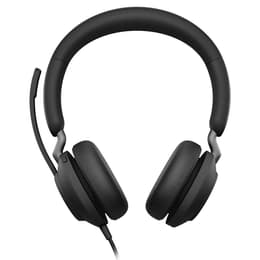Slúchadlá Jabra Evolve 2 40 drôtové Mikrofón - Čierna