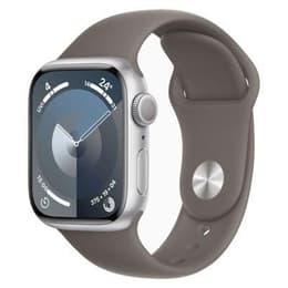 Apple Watch Series 9 (2023) GPS 41 mm - Hliníková Strieborná - Sport band Sivá