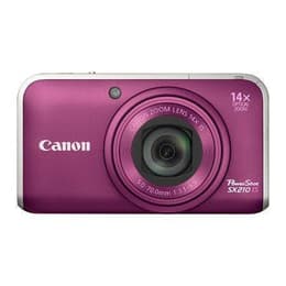 Canon PowerShot SX210 IS Kompakt 14 - Fialová/Sivá