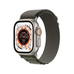 Apple Watch (Ultra) 2022 GPS + mobilná sieť 49mm - Titánová Sivá - Sport band Čierna