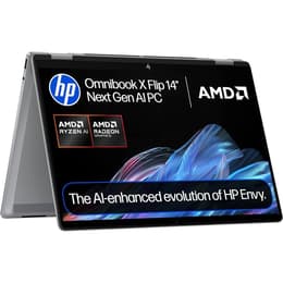 HP OmniBook X Flip 14" (2024) - Ryzen AI 7 350 - 32GB - SSD 1 TO QWERTY - Anglická