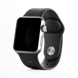 Apple Watch (Series 1) 42mm - Hliníková Strieborná - Sport Loop Čierna