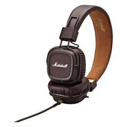Slúchadlá Marshall Major II drôtové Mikrofón - Hnedá