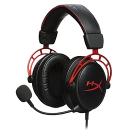 Slúchadlá Hyperx Cloud Alpha Potláčanie hluku gaming drôtové Mikrofón - Červená/Čierna