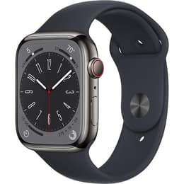 Apple Watch (Series 8) 2022 GPS + mobilná sieť 45mm - Nerezová Sivá - Sport band