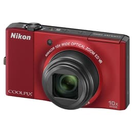 Nikon Coolpix S8000 Kompakt 14 - Červená