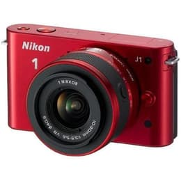 Nikon 1 J1 Hybridný 10 - Červená