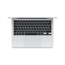 MacBook Air 13" (2024) - Apple M3 8‑core CPU a GPU 8-Core - 8GB RAM - SSD 256GB - Štandardná obrazovka - AZERTY - Francúzska