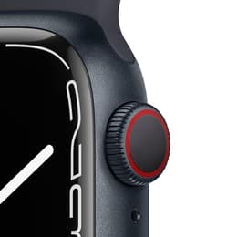 Apple Watch (Series 7) 2021 GPS + mobilná sieť 41mm - Hliníková Čierna - Sport band Čierna