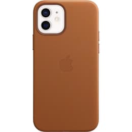Apple Kožený obal iPhone 12 / iPhone 12 Pro - Magsafe - Koža Hnedá