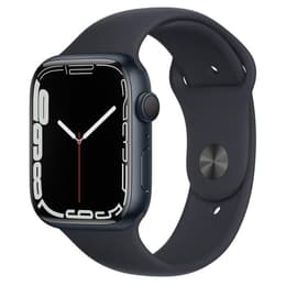 Apple Watch (Series 7) 2021 GPS 45mm - Hliníková Čierna - Sport band Čierna