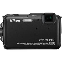 Kompakt Coolpix AW110 - Čierna + Nikon Nikkor Wide Optical Zoom f/3.9-4.8