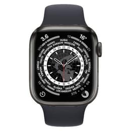 Apple Watch Series 7 (2021) GPS + mobilná sieť 41 mm - Titánová Vesmírna čierna