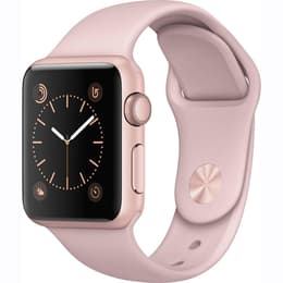 Apple Watch (Series 1) 2016 GPS 38mm - Hliníková Zlatá - Sport Loop Ružová