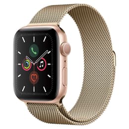 Apple Watch Series 5 (2019) GPS 40 mm - Hliníková Zlatá - Milanese loop Ružová