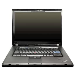 Lenovo ThinkPad T500 15" (2009) - Core 2 Duo T9600 - 4GB - SSD 128 GB AZERTY - Francúzska