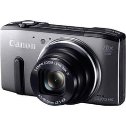 Canon PowerShot SX270 HS Kompakt 12 - Sivá/Čierna