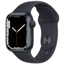 Apple Watch Series 7 (2021) GPS 41 mm - Hliníková Midnight - Sport band Čierna