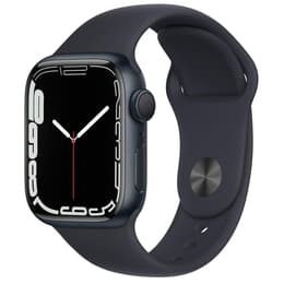 Apple Watch (Series 7) 2021 GPS 41mm - Hliníková Midnight - Sport band Čierna