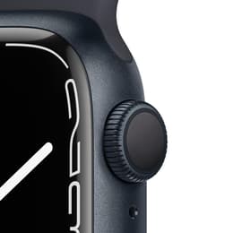Apple Watch (Series 7) 2021 GPS 41mm - Hliníková Midnight - Sport band Čierna