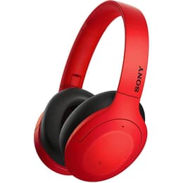 Slúchadlá Sony WH-H910N Potláčanie hluku drôtové + bezdrôtové Mikrofón - Červená