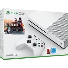 Xbox One S 500GB - Biela + Battlefield 1