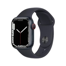 Apple Watch (Series 7) 2021 GPS 41mm - Hliníková Čierna - Sport band Čierna
